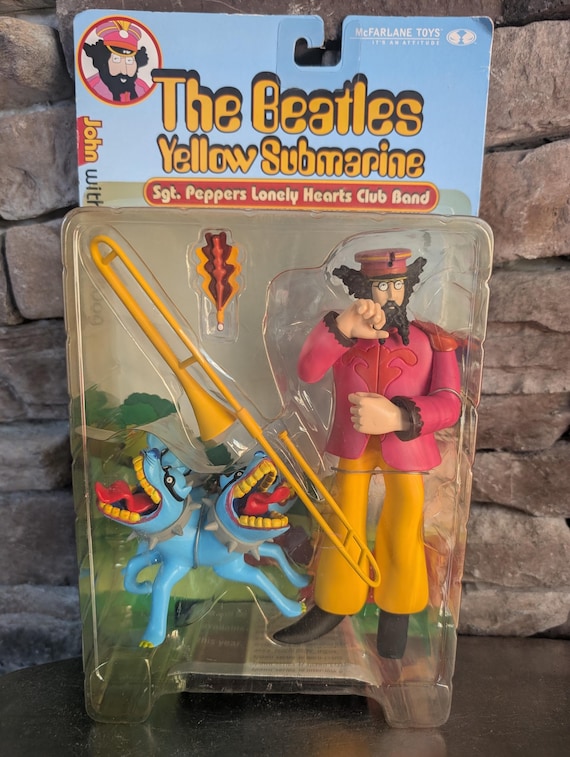 Vintage 1999 Mcfarlane Toys the Beatles Yellow Submarine Action