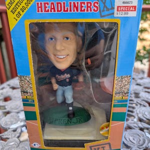 カル・リプケン・ジュニア ボルチモア・オリオールズ ヘッドライナーズ XL MLB ボブルヘッド オリジナルボックス入り