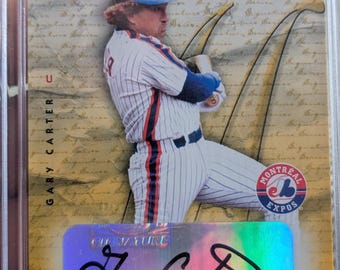 MLB   ゲーリーカーター　直筆サイン入りフォト　ニューヨークメッツ ヴィンテージ ニューヨーク・メッツ ゲイリー・カーター サイン入り