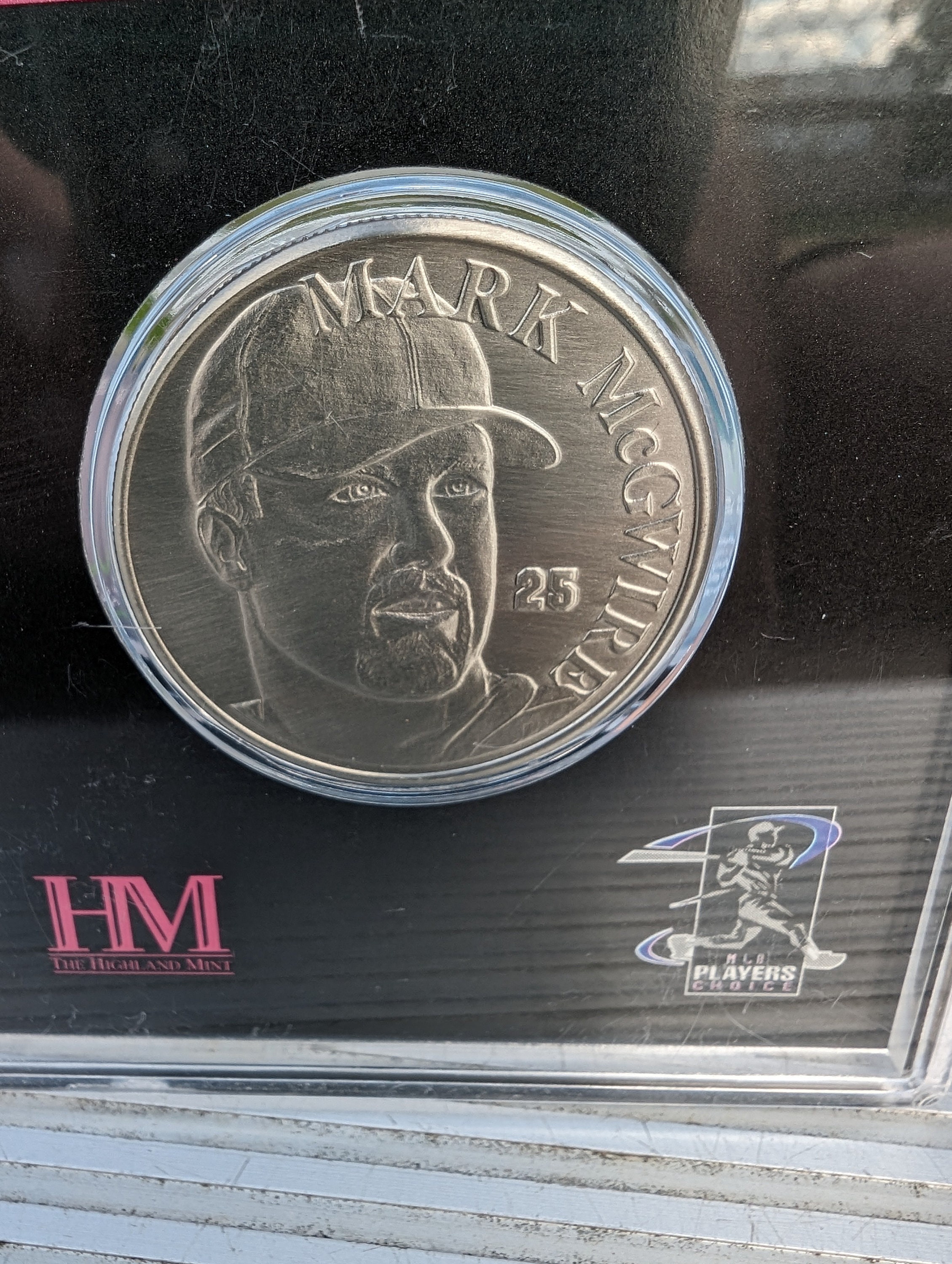 Mark Mcgwire Highland Mint 1 Oz Solid Nickle Coin Medallion 500