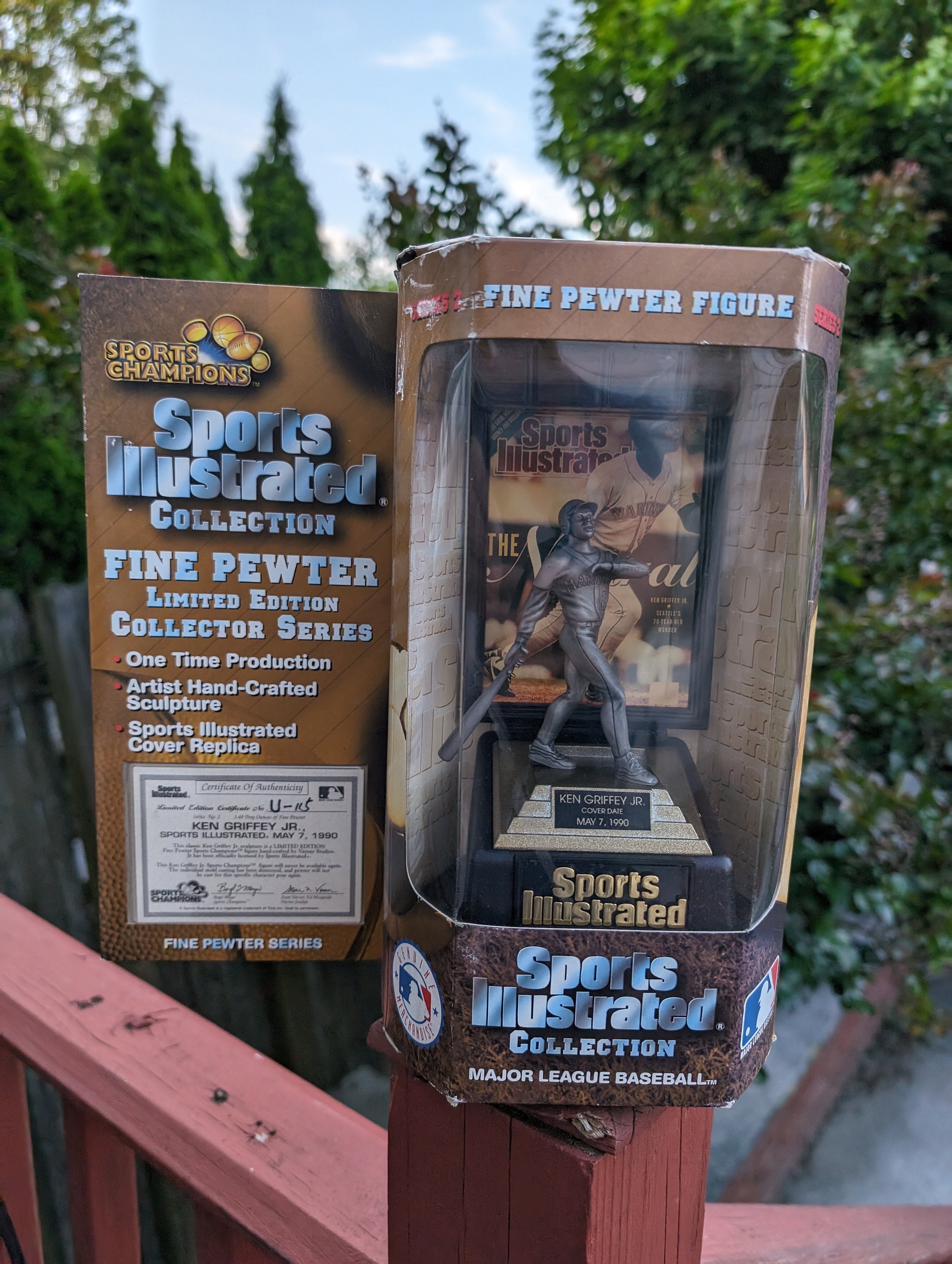 Vintage Limited Edition 1997 Sports Illustrated Fine Pewter Ken