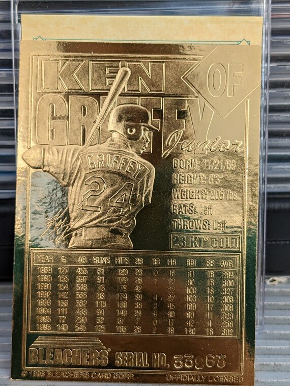Ken Griffey Jr. 1996 Bleachers Baseballs Greatest Champions 23k