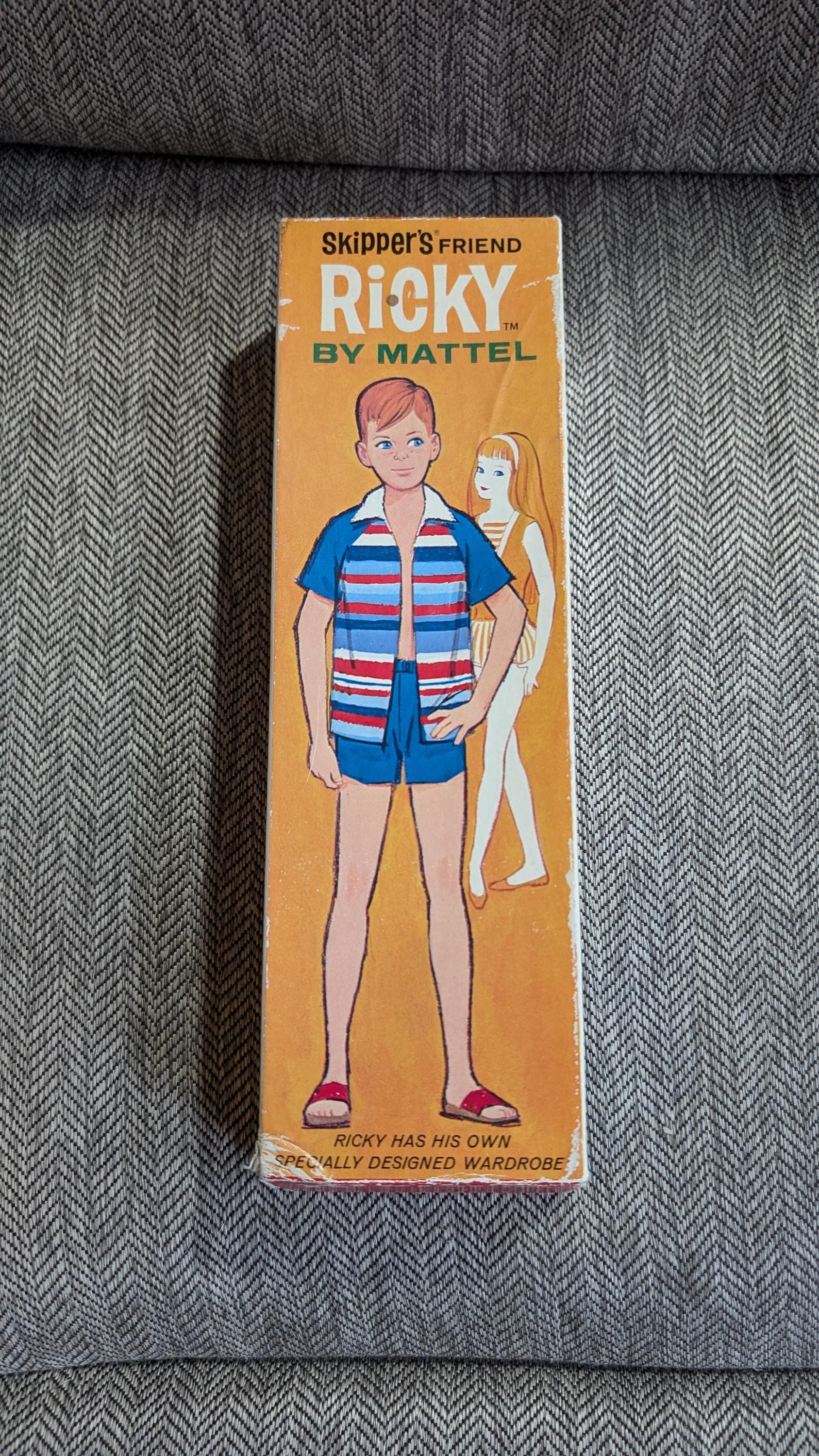 Poupée Vintage Ricky - L'ami De Skipper - Barbie - Mattel 1965 - RARE - Fabriquée Au Japon