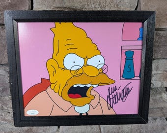 ナンシー・カートライトのサイン入り8x10 ザ・シンプソンズ バート写真