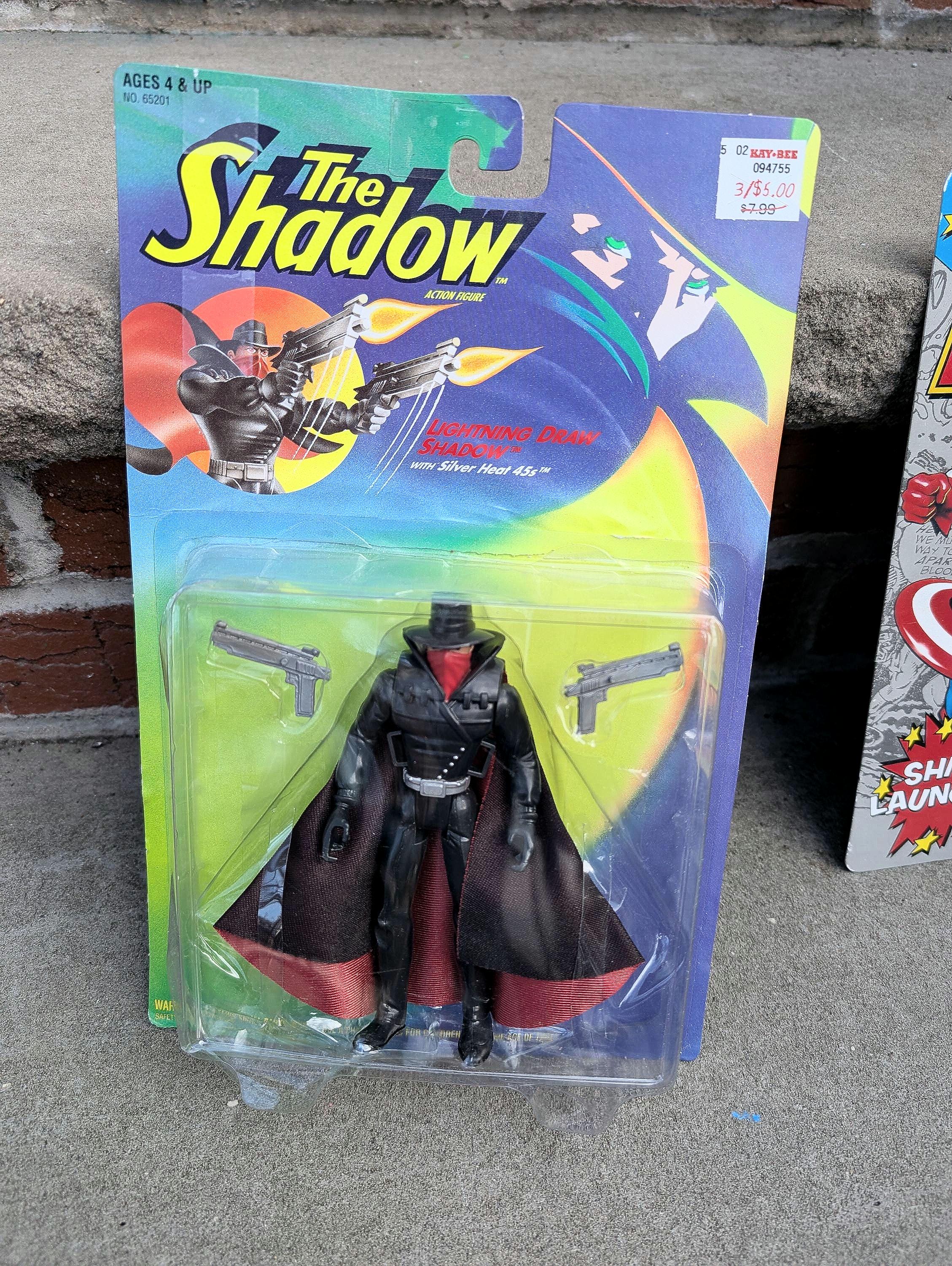 Vintage 1994 Kenner Toys the Shadow Action Figure in Original Box