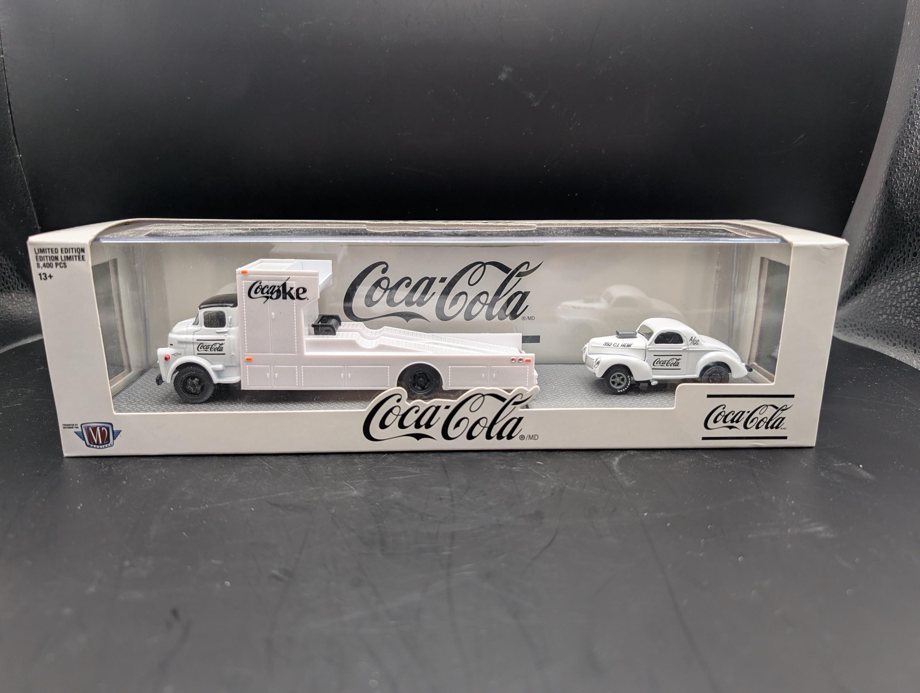 M2 Machines Coca-cola 1957 Dodge COE Tractor Trailer and 1941
