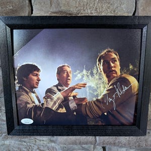 Autographed Craig T. Nelson  Steve freeling Poltergeist 8x10 inch framed photo with certificate of authenticity from JSA