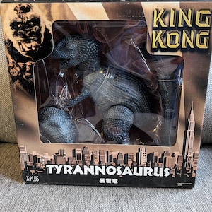 Vintage X-plus HMV Tyrannosaurus T-rex From King Kong PVC Figure
