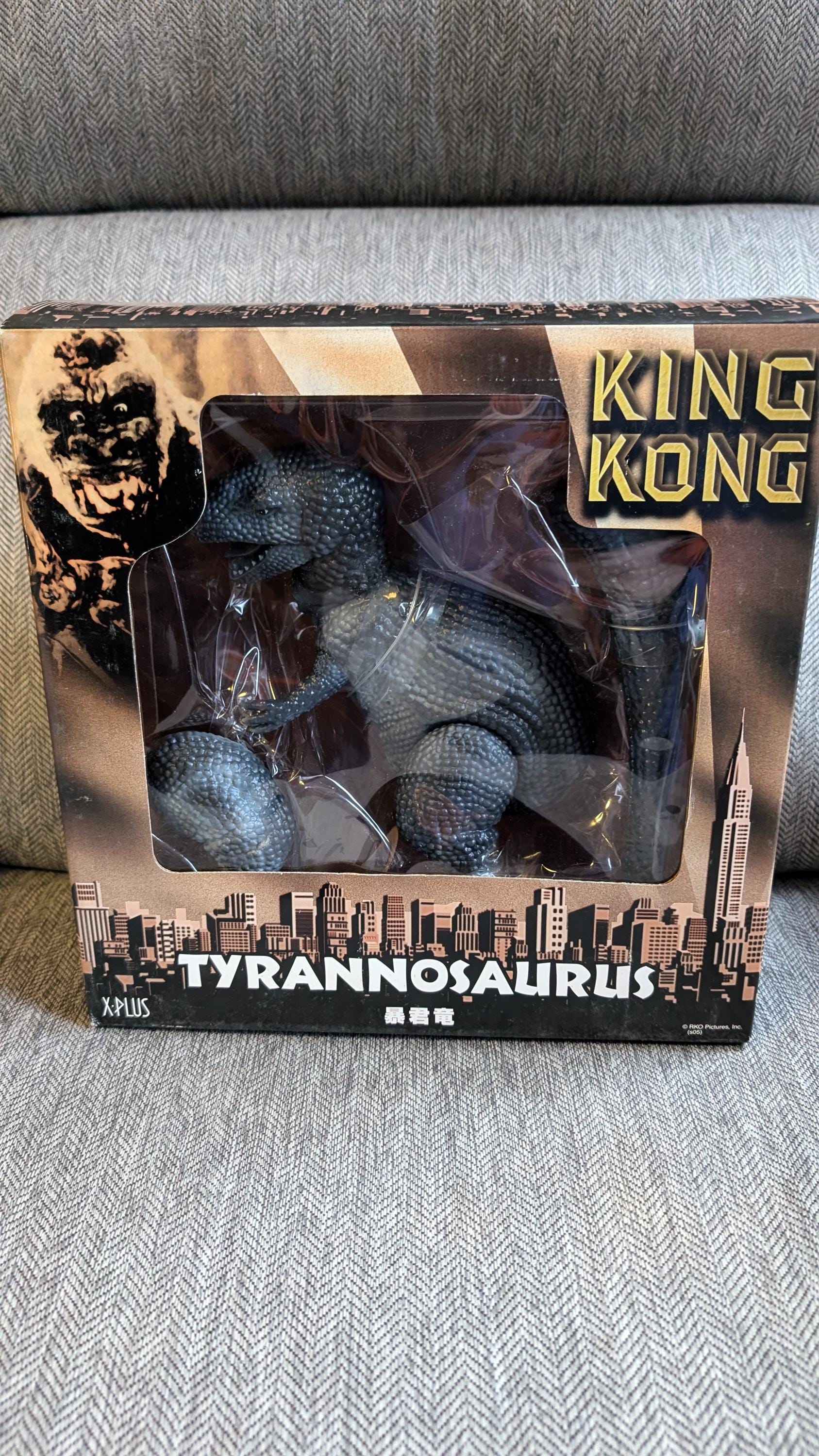 Vintage X-plus HMV Tyrannosaurus T-rex From King Kong PVC Figure