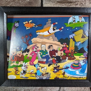 Handsigniertes Bob Singer Hanna-Barbera Animator 8 x 10 inch gerahmtes Foto mit Echtheitszertifikat von JSA