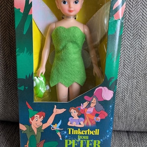 Vintage Walt Disneys Tinkerbell from Peter Pan doll  in original box never opened.