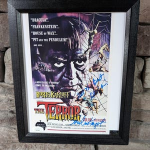 Autographed Sandra Knight The Terror 8x10 Inch Framed Photo With Certificate Of Authenticity From JSA