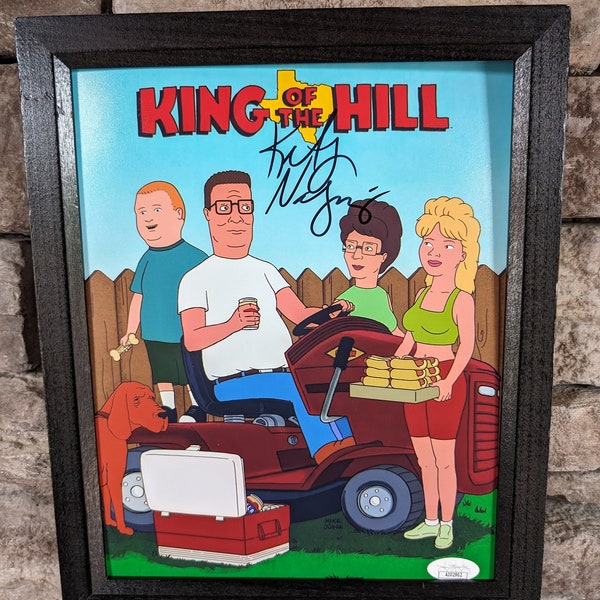 Autographed Kathy Najimy Voice of Peggy Hill King Of The Hill 8x10 inch framed photo with certificate of authenticity from JSA