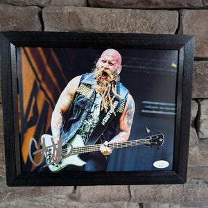 Autographed Zoltan Bathory Five Finger Death Punch 8x10 Inch Framed Photo With Certificate of authenticity from JSA