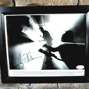 Autographed Craig T. Nelson  Steve freeling Poltergeist 8x10 inch framed photo with certificate of authenticity from JSA