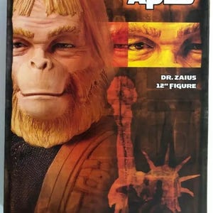 Sideshow Collectibles Planeta małp Dr. Zaius (Maurice Evans) 12-calowa figurka akcji W oryginalnym pudełku Nigdy nie otwierana