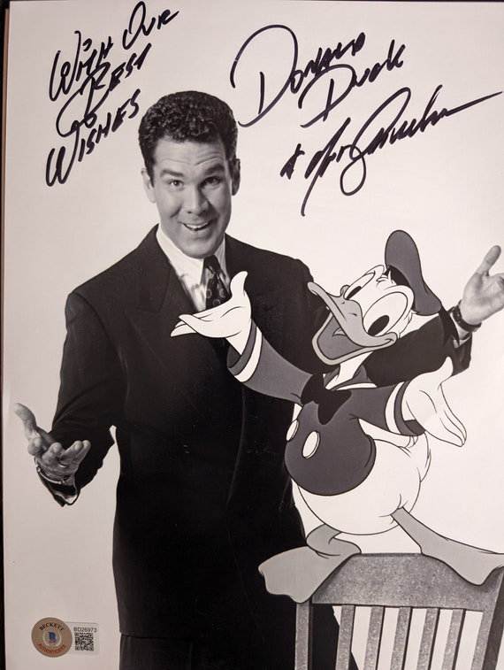 Autographed Tony Anselmo Voice of Disney's Donald Duck