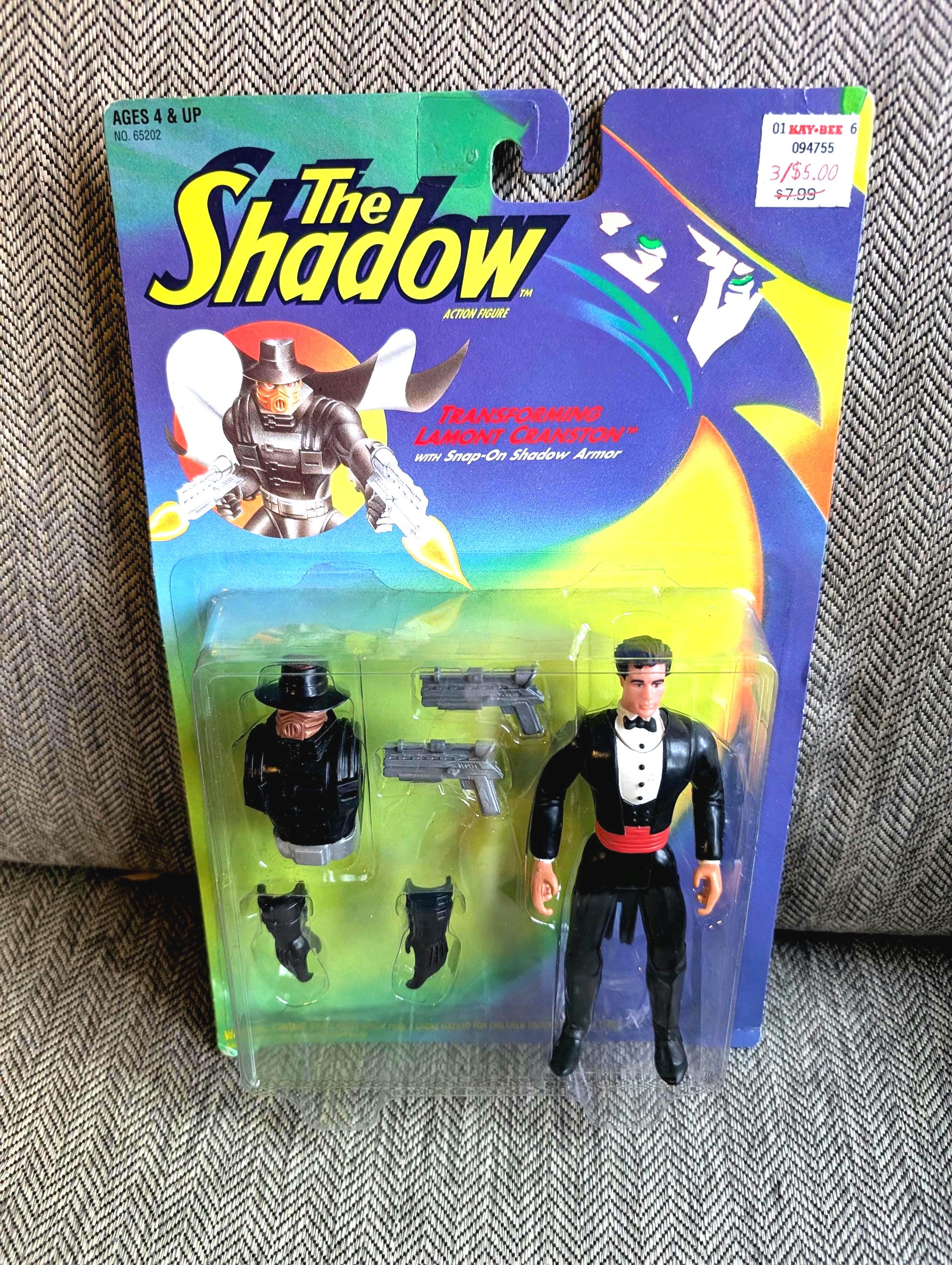 Vintage 1994 Kenner Toys the Shadow Action Figure in Original Box