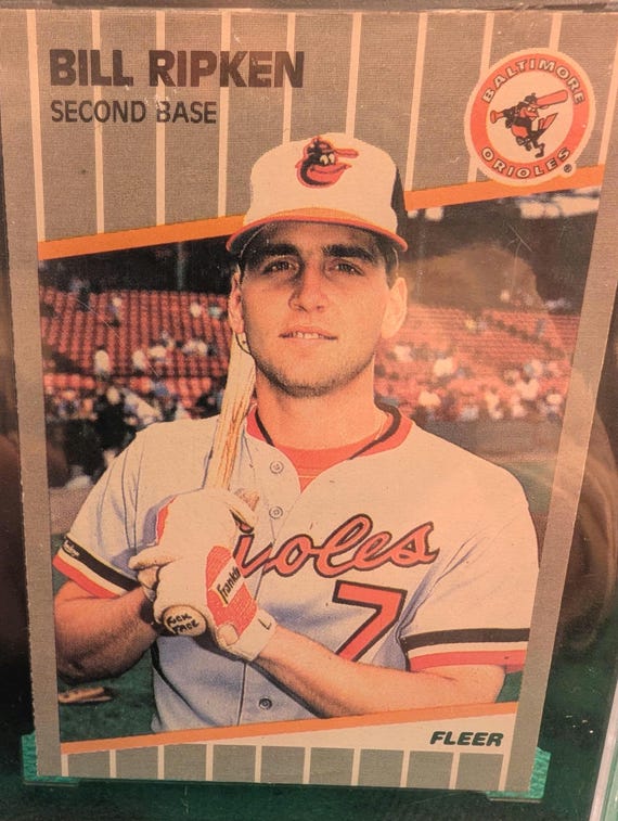リッキー　サインポカ　ペンコン　0420 1989 Fleer #616 Bill Ripken Sawcut FF Error Card SGC