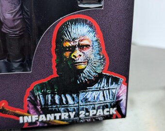 NECA 猿の惑星 ゴリラ ソルジャー 歩兵 2パック 7インチ アクション