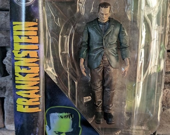 クラシックホラーアクションフィギュアセット – 狼男、フランケン