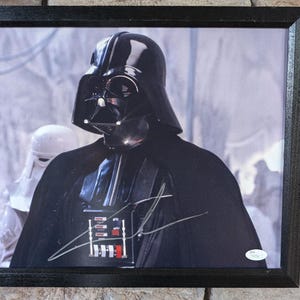 Autographed George Lucas Star Wars Creator 11x14 inch framed photo with certificate of authenticity from JSA