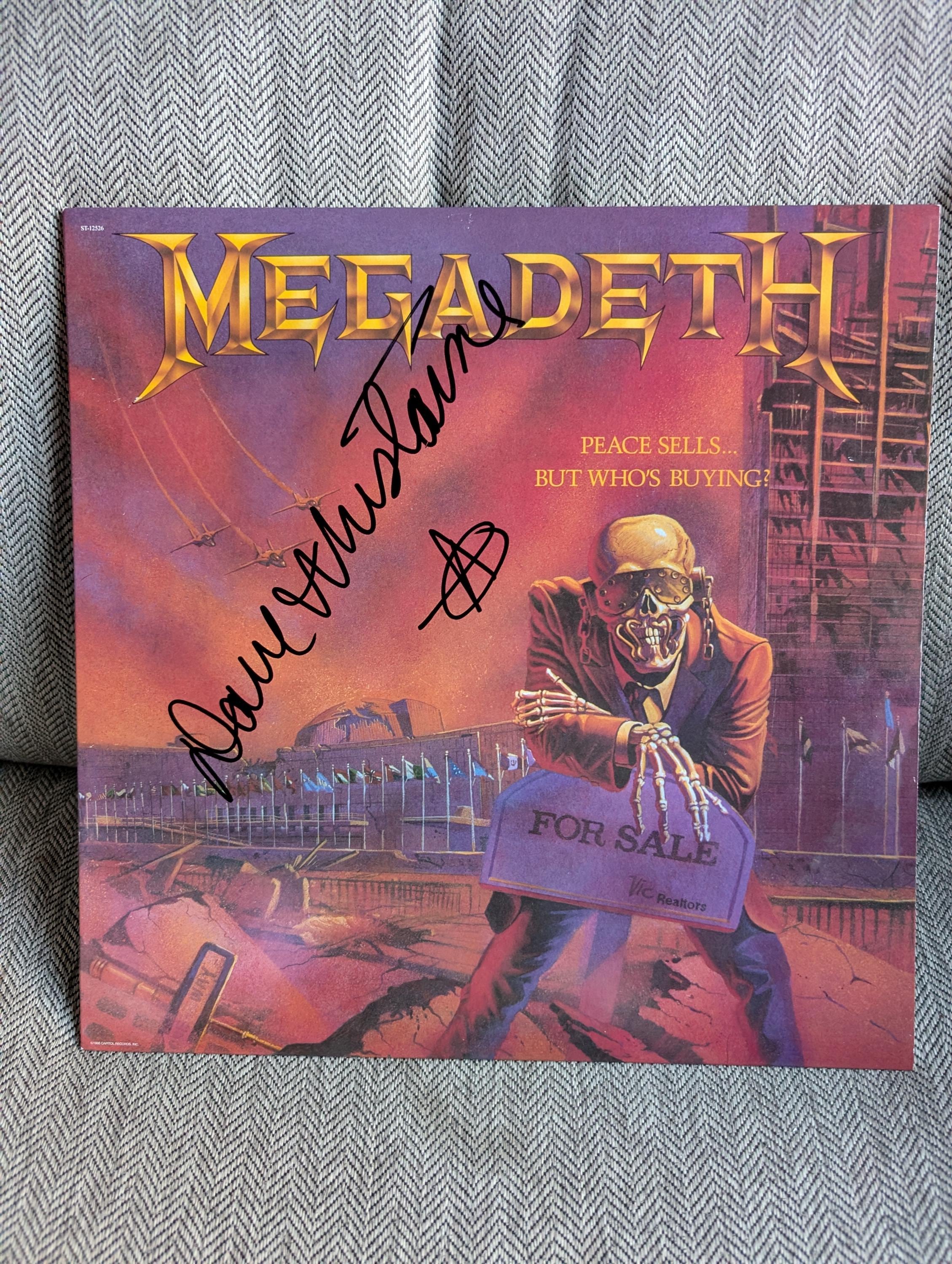 Signed Vinyl Megadeth - Etsy