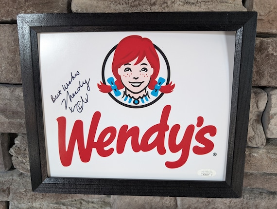 ウェンディ・トーマスのサイン入りウェンディーズファースト