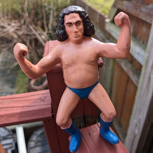 Vintage 1980s WWF WWE LJN Titan Sports Andre The Giant wrestling figure ln good condition