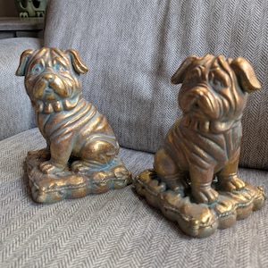 Chalkware Bulldog - Etsy