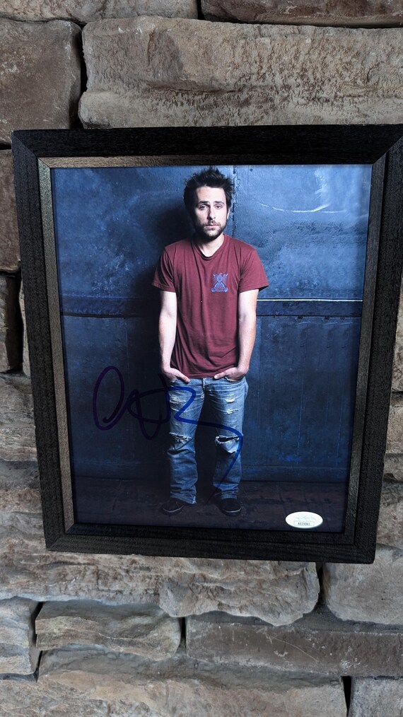 Autographed Charlie Day Charlie Kelly on It's Always Sunny in