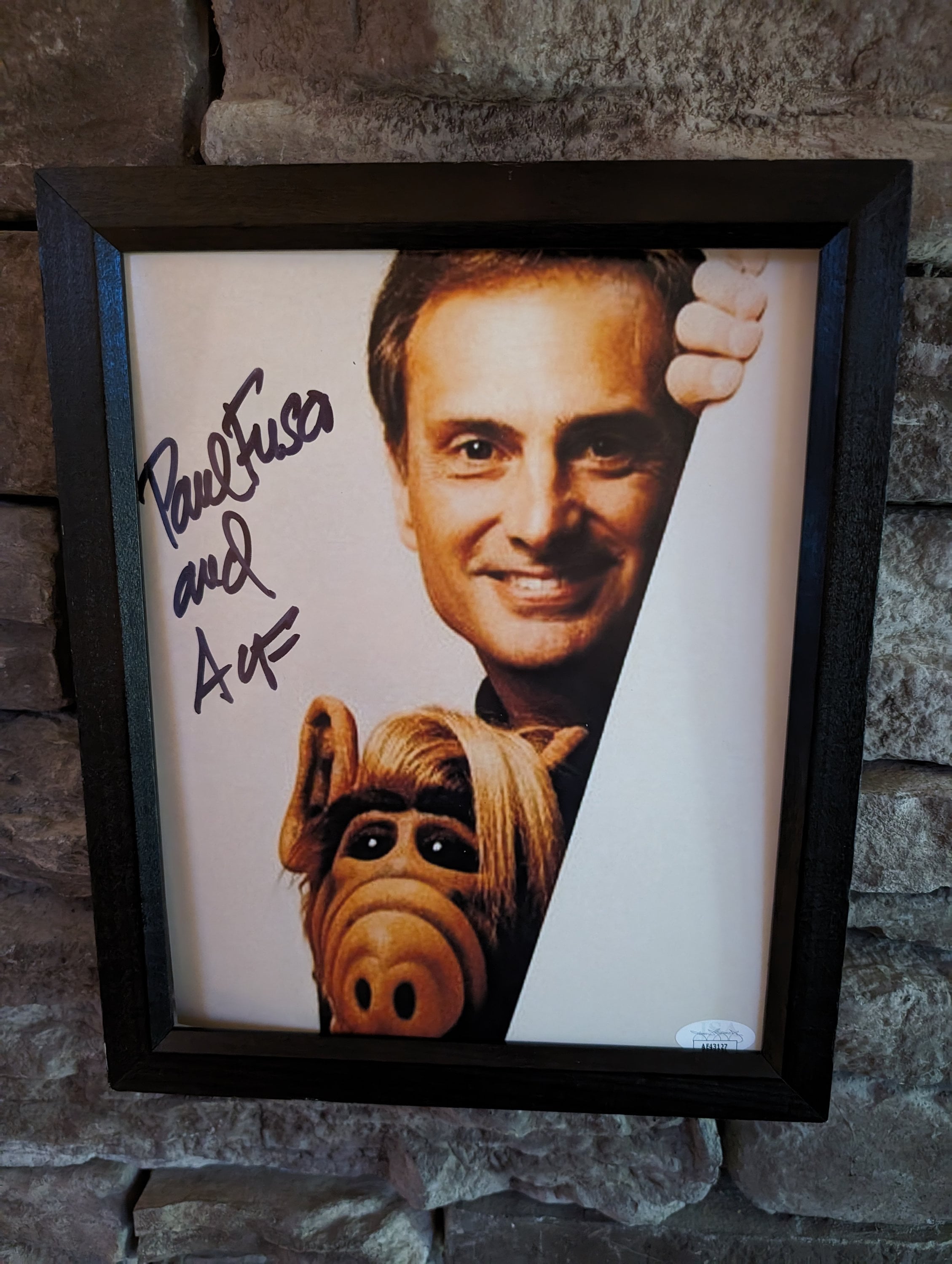 2025新発 Autographed Paul Fusco Puppeteer and Voice of ALF, 8x10 Inch その他