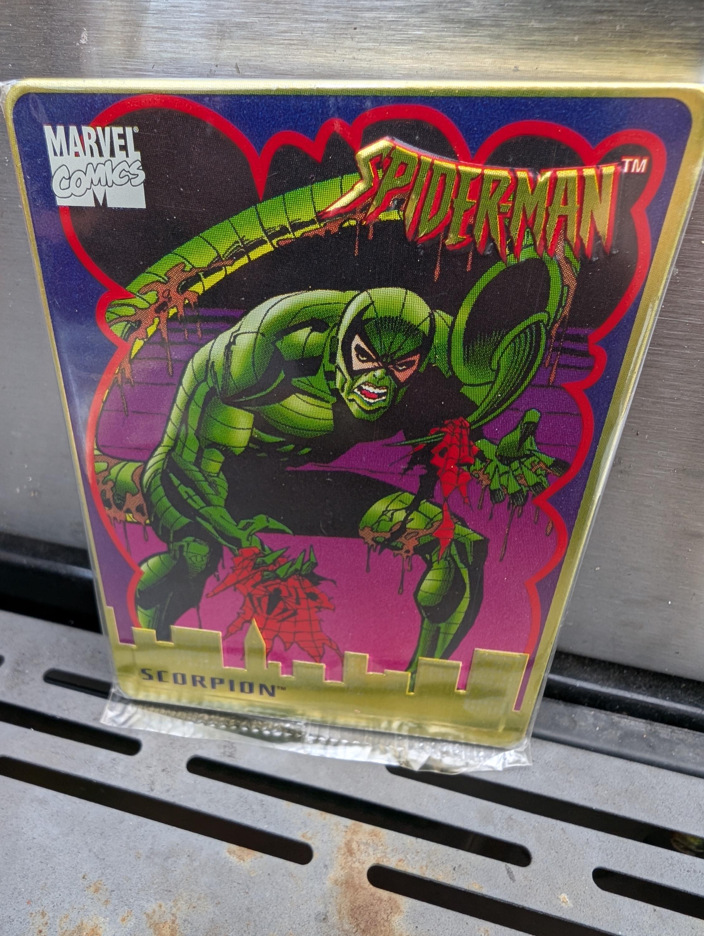 1996 Marvel Spiderman Embossed Metal Trading Card Set - Etsy