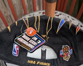 Vintage 1998 NBA Finals 6 X Champions Chicago Bulls Starter Cap