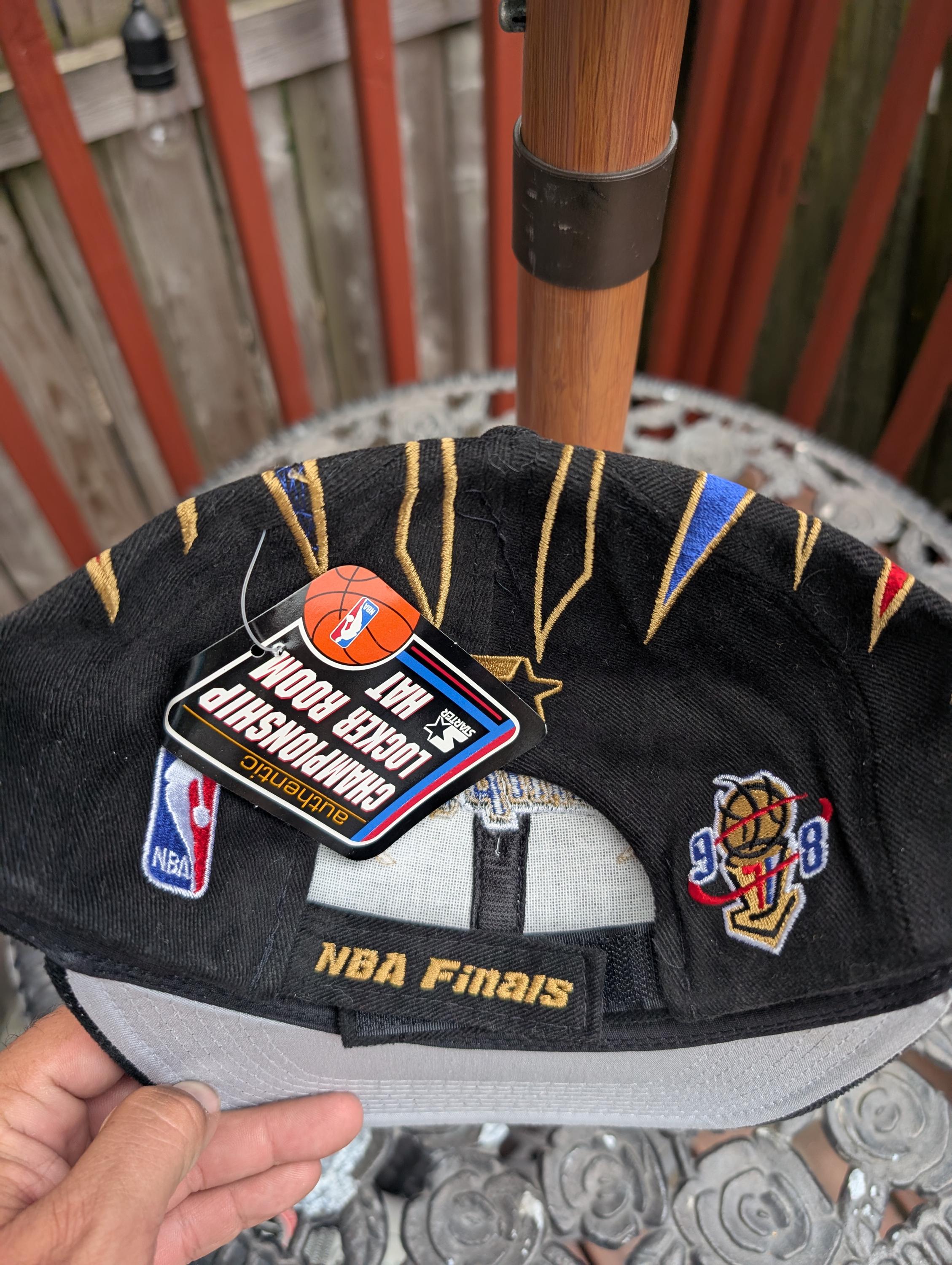 NBA 1997 1998チャンピオンキャップセット Vintage 1998 NBA Finals 6 X Champions Chicago Bulls Starter Cap