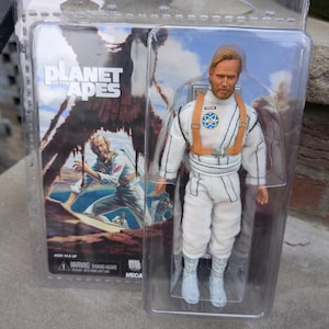 NECA Planet Of The Apes klasyczna figurka Clothed Colonel George Taylor 8 cali w oryginalnym pudełku nigdy nie otwierana