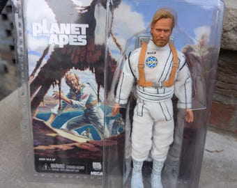NECA Planet Der Affen Klassiker Clothed Oberst George Taylor 8 zoll Actionfigur In Der Original Box Nie Geöffnet