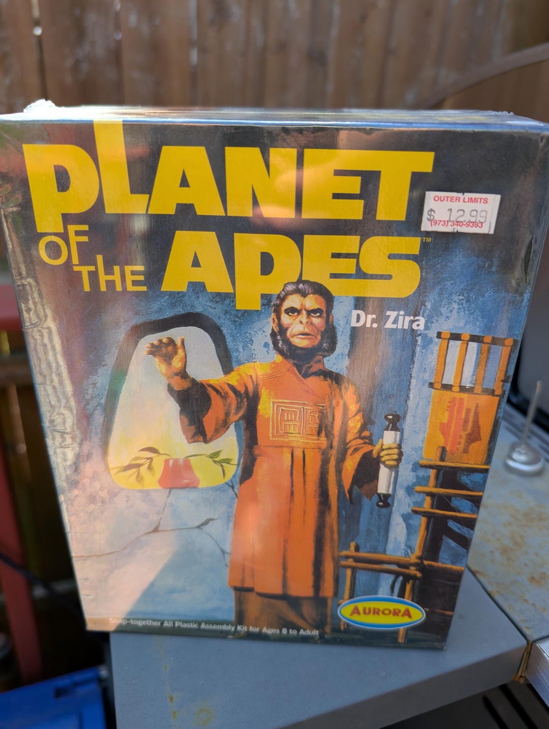 Planet of the Apes Aurora Model Kit Dr. Zira in Original Box