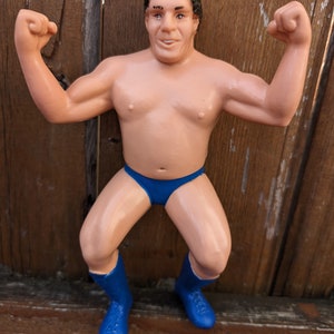 Vintage 1980s WWF WWE LJN Titan Andre The Giant wrestling figure ln excellent condition image 2