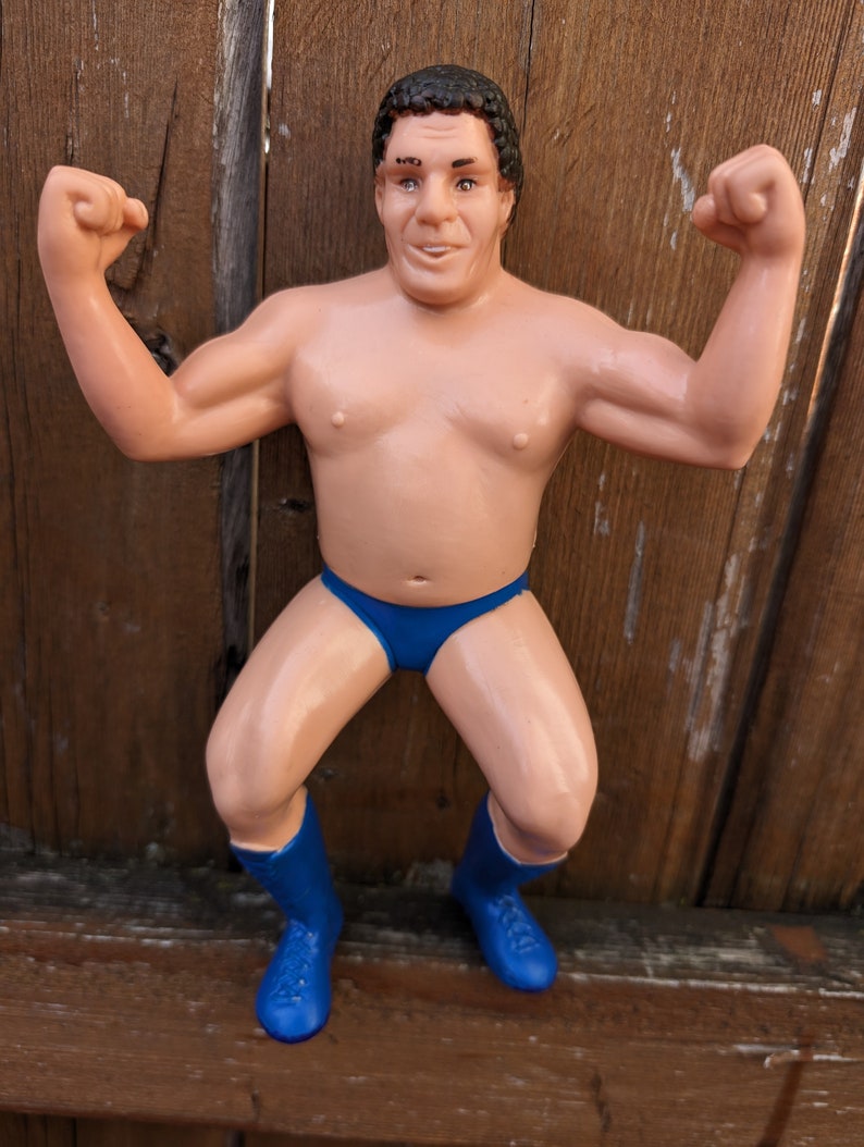 Vintage 1980s WWF WWE LJN Titan Andre The Giant wrestling figure ln excellent condition image 2