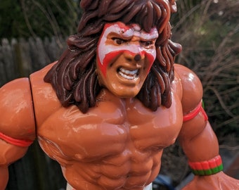 Figurine Galoob WCW 1990 – Ric Flair, édition Espagne, MOC (neuf, Vintage)