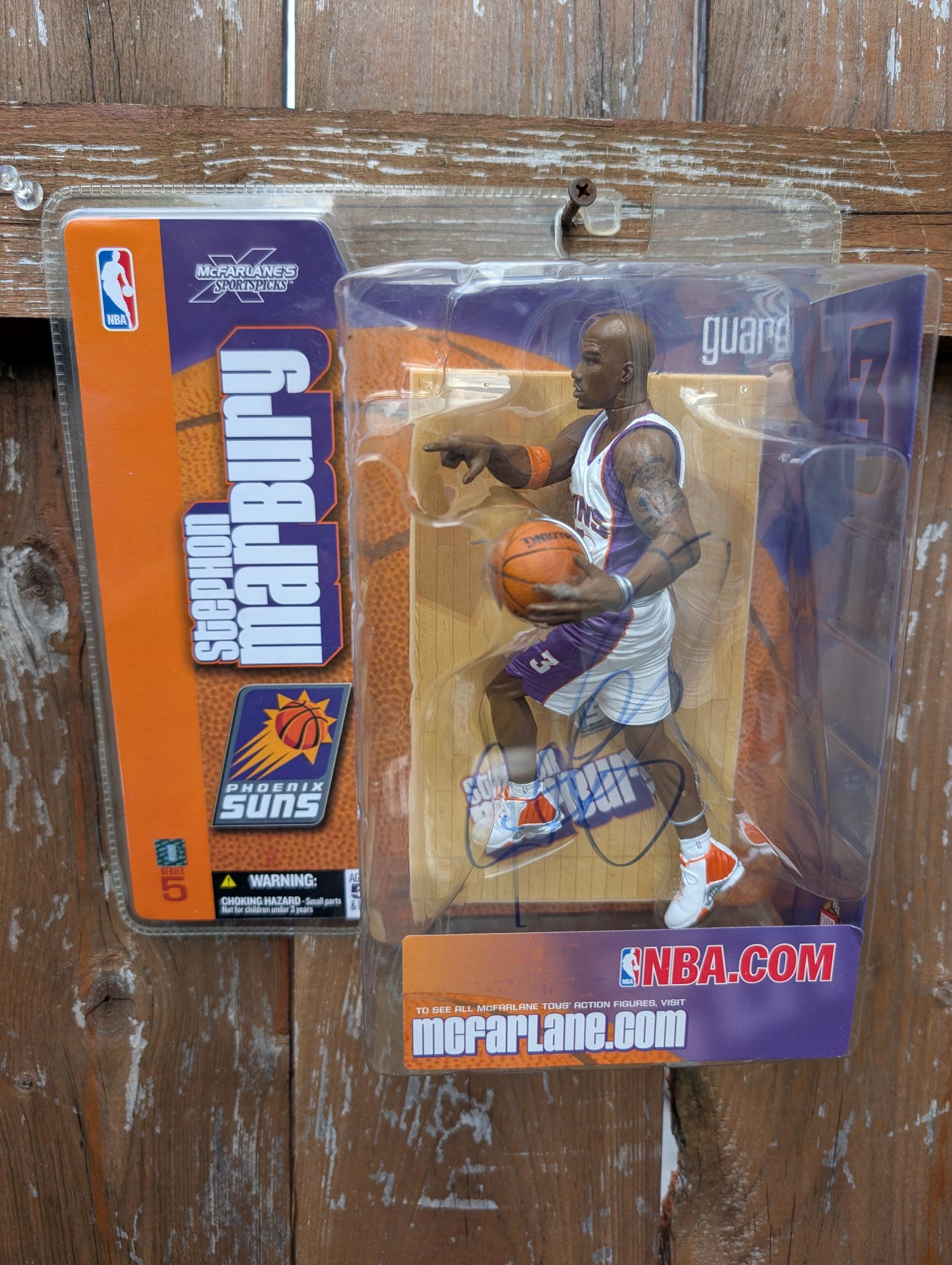 Autographed Stephon Marbury Phoenix Suns Mcfarlane Toys Sports 