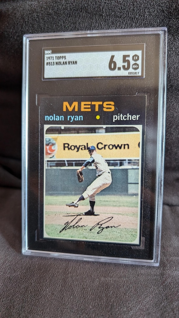 New York Mets Nolan Ryan 1971 Topps #513 Card New York Mets Nolan Ryan 1971 Topps #513 Card