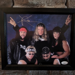 Autographed X-Pac 8x10 inch framed photo with certificate of authenticity from JSA