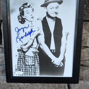 Autographed  Joyce Randolph Trixie on the Honeymooners 8x10 inch framed photo with COA from JSA