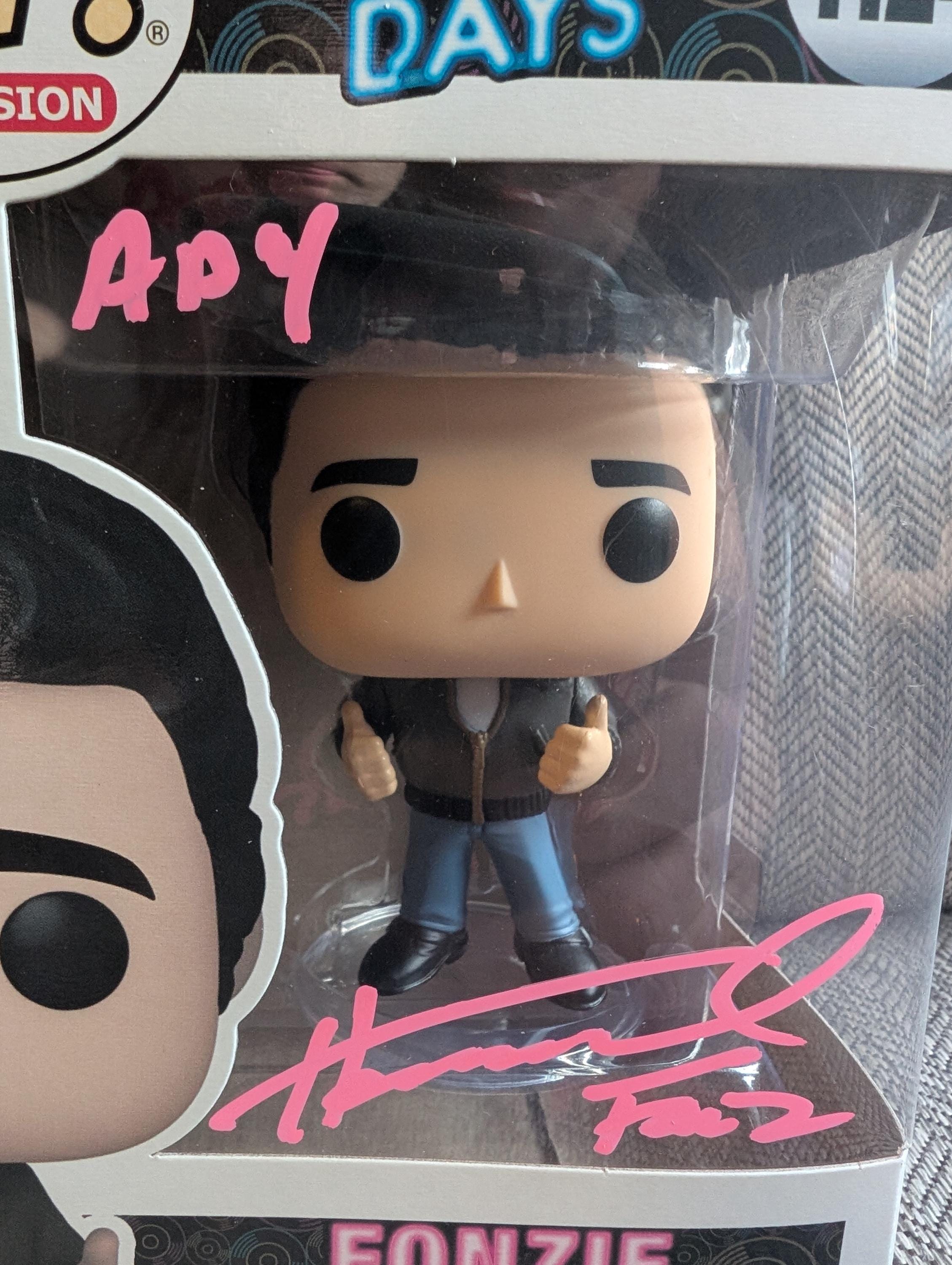 Autographed Henry Winkler the Fonz Happy Days Funko Pop With