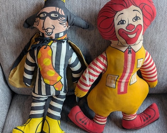 Vintage Mcdondald's Hamburglar Toy 1997 - Etsy