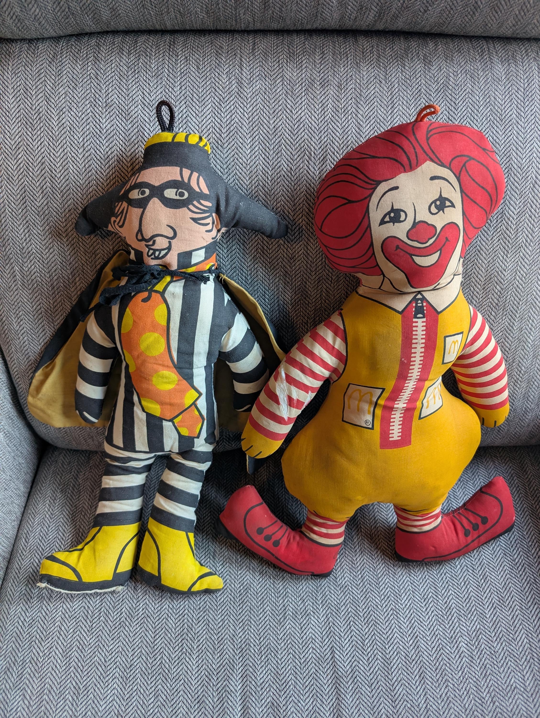 ロナルド・マクドナルド ぬいぐるみ 1989年製 Ronald mcdonald stuffed dolls - Etsy 日本