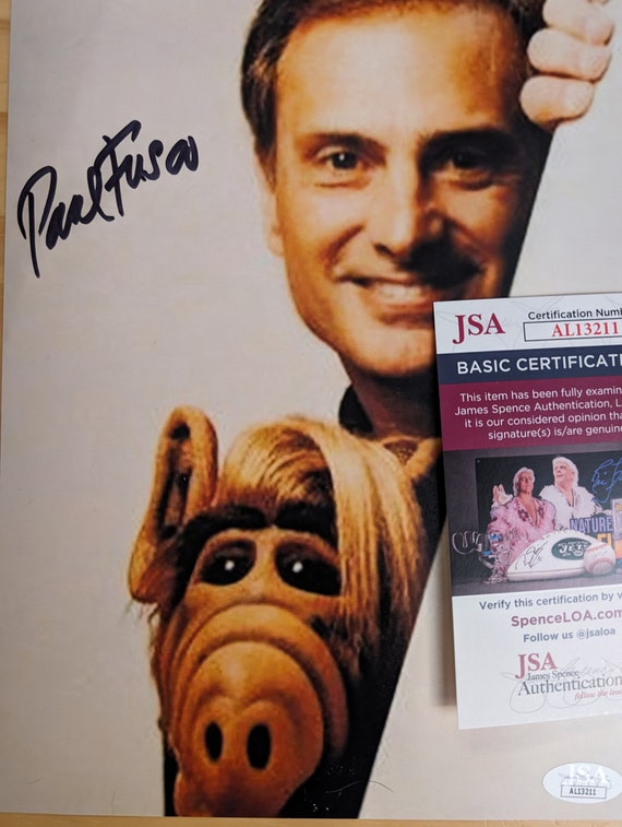 Autographed Paul Fusco Puppeteer and Voice of ALF, 8x10 Inch