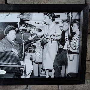 Autographed  Joyce Randolph Trixie on the Honeymooners 8x10 inch framed photo with COA from JSA